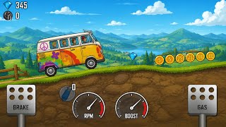 🚍 Hill Climb Racing Bus Gameplay | Can the Bus Reach the Top? screenshot 5