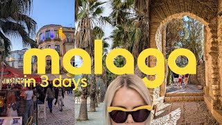 Travel vlog - 3 days in málaga | top sights, sun & sea