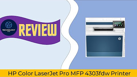 HP Color LaserJet MFP 4303fdw Printer
