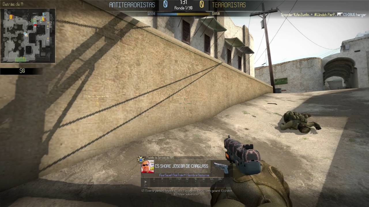 Como ganar la primera ronda tu solo en CSGO xDD