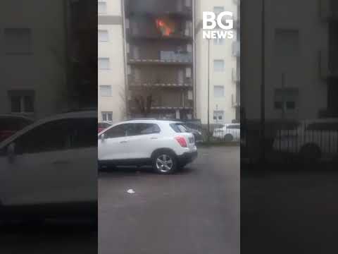 Video Paura a Zingonia, principio dincendio al quarto piano di una delle Torri