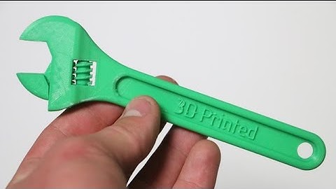3D Printed Working Wrench! [Thingiverse Print Review]