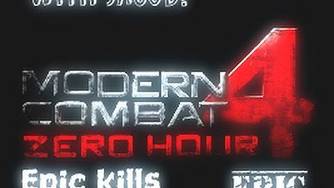 [{=-~Modern Combat 4: Zero Hour #Multiplayer Gameplay~-=}]