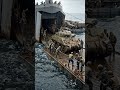 Sherman Tanks Landing on Enemy Shores 🌊🇺🇸 | WWII Short #shorts #ww2
