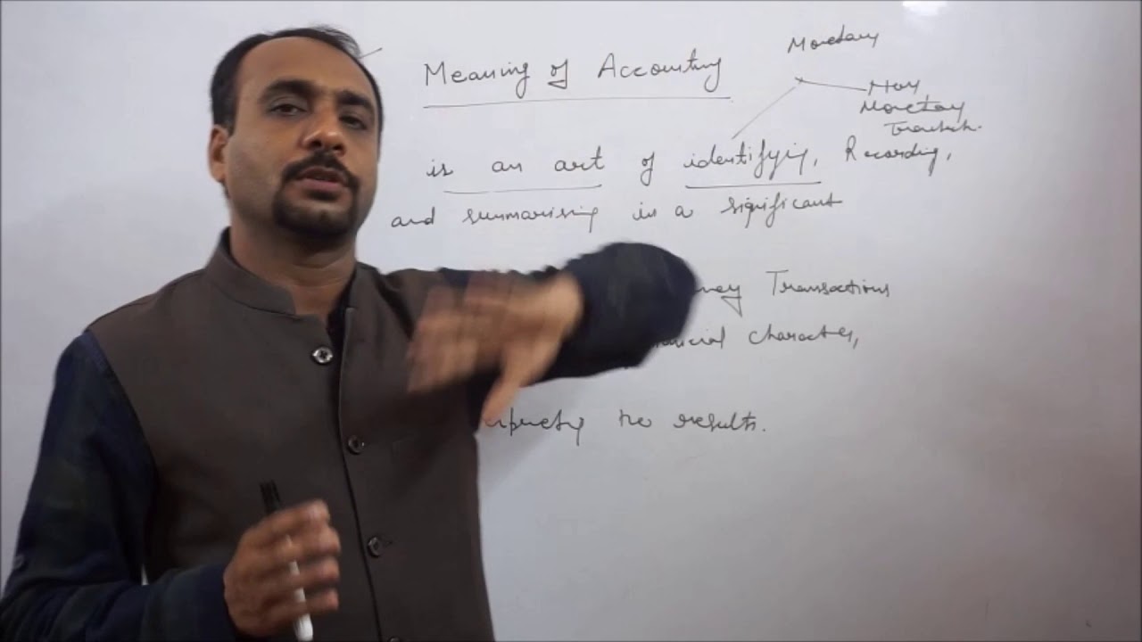 Meaning Of Accounting YouTube