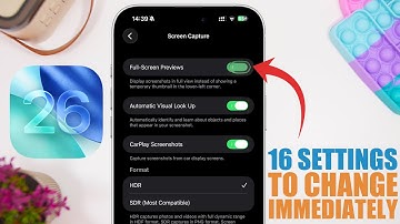 iOS 26 - 16 Settings You NEED to Change Immediately !