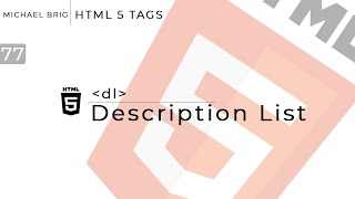 Famous HTML Tags - Description List Profile