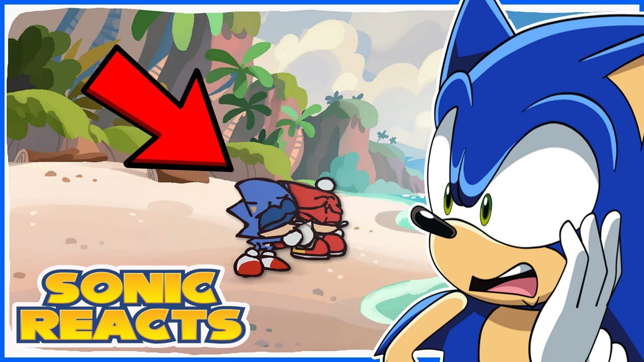 SONIC X KNUCKLES ❤ Sonic Reacts The Ultimate “Sonic The Hedgehog Movie 1 & 2” Recap Cart