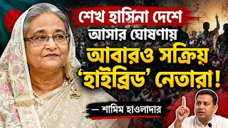 শেখ হাসিনা দেশে আসার ঘোষণায় আবারও সক্রিয় হয়ে উঠেছে হাইব্রীড নেতারা  শামিম হাওলাদার