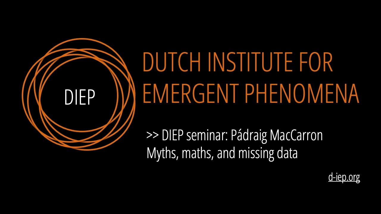 Myths, maths, and missing data by Pádraig MacCarron