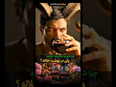 چرا شراب خوردن در این دنیا ممنوعه ولی در بهشت رود های شراب جاری هستند