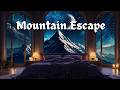 Bridgerton music caressing a moonlight mountain view from your dreamy bedroom escape.