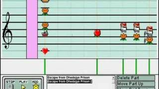 Escape Ohedojyo Prison from Mystical Ninja (Mario Paint)