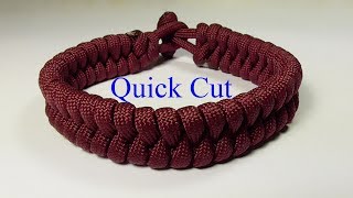 Easy Fishtail Paracord Bracelet - Quick Cut
