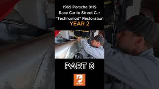 PART 22 | 1969 Porsche 911 S Race Car to Street Car Restoration | #shorts #porsche #restoration