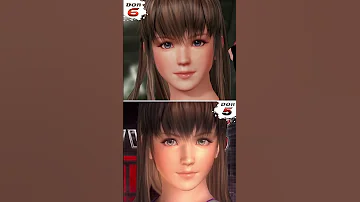 DOA5 Vs DOA6 Face Comparison 