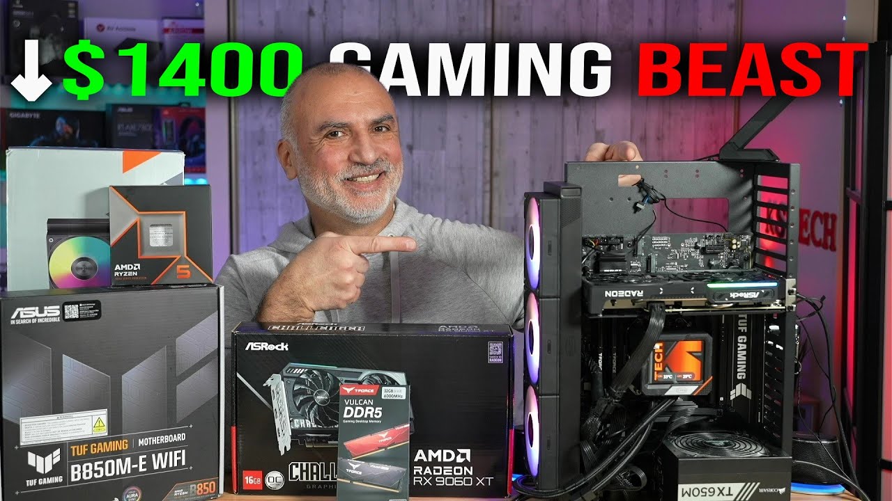 Игровой ПК открытого типа за 1400 долларов 🔥 Руководство по сборке на 2026 год