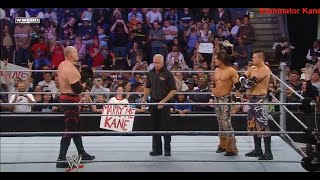 Kane (ECW Champion) vs Miz and John Morrison (HD)