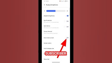 How To Enable Auto Rotate Screen In Redmi 🔥 auto rotate screen settings #shorts