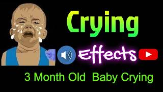 3 Month Old Baby Crying - Baby Crying Sound Effects