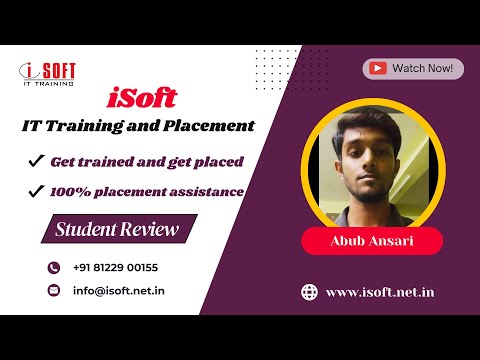 𝐈𝐬𝐨𝐟𝐭 𝐈𝐓 𝐓𝐫𝐚𝐢𝐧𝐢𝐧𝐠 𝐚𝐧𝐝 𝐏𝐥𝐚𝐜𝐞𝐦𝐞𝐧𝐭s | Student Reviews | Congrats!