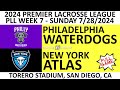 2024 PLL Week 7 Philadelphia Waterdogs Vs New York Atlas Full Game 7 28 24 Premier Lacrosse League mp3