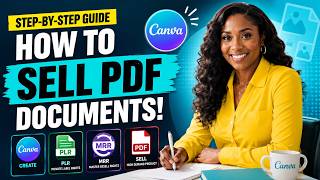 How to sell pdf documents | CANVA | PLR | MRR
