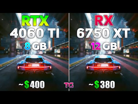 RTX 4060 Ti vs RX 6750 XT - Test in 10 Games