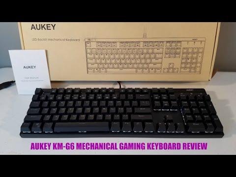 AUKEY GAMING MECHANICAL KEYBOARD REVIEW