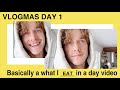 What I Eat In a Day on a Budget (vlogmas day 1)
