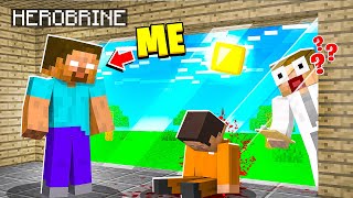 I Became HEROBRINE in MINECRAFT! - Minecraft Trolling Video