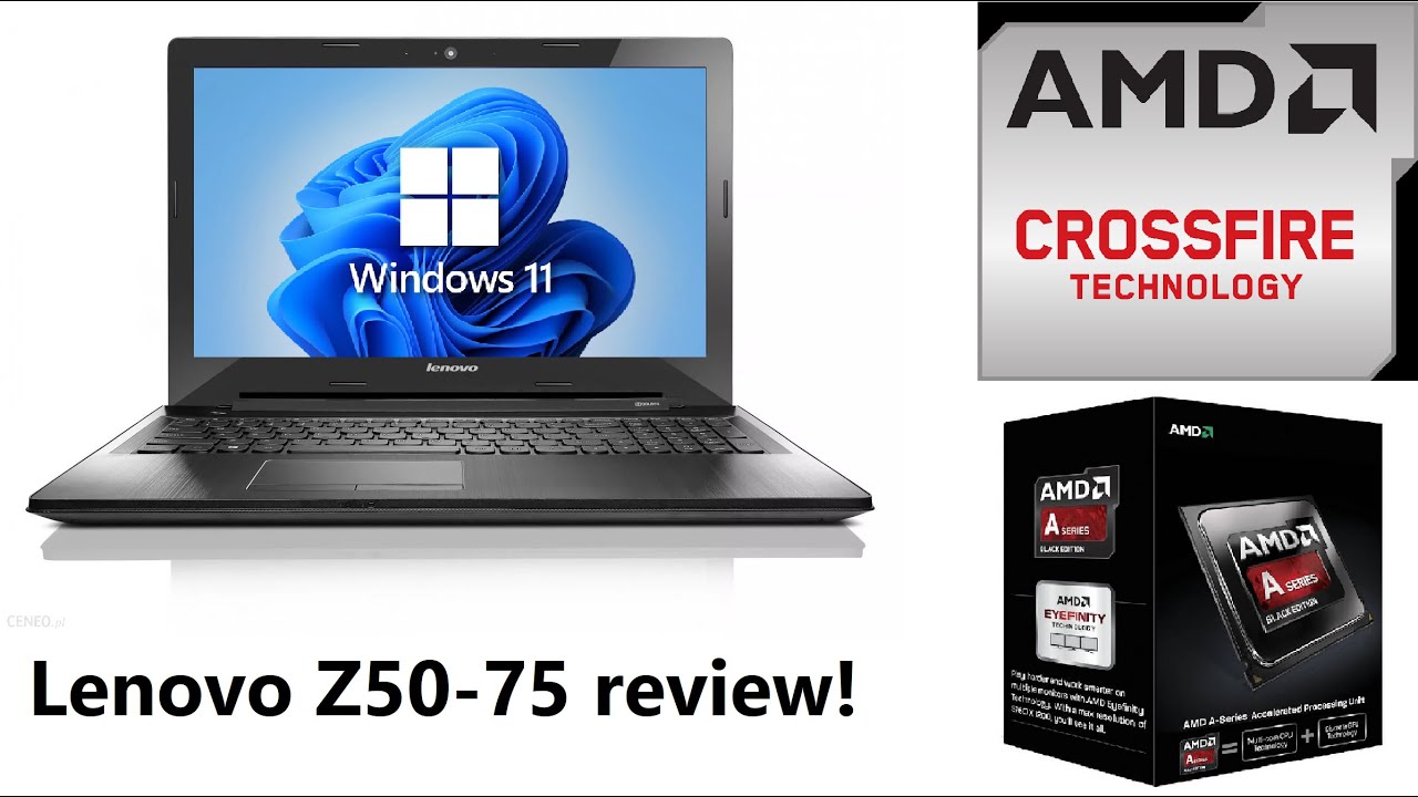A Crossfire dual graphics laptop from Lenovo? - (Z50-75) - YouTube