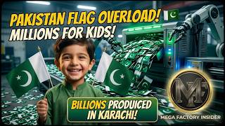 Inside Pakistan’s $1,000,000 Flag 🇵🇰 Factory! (Millions Produced Daily)