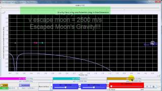 Celebrity Ejs Open Source Gravitational Field & Potential of Earth and Moon Java Applet Wealth