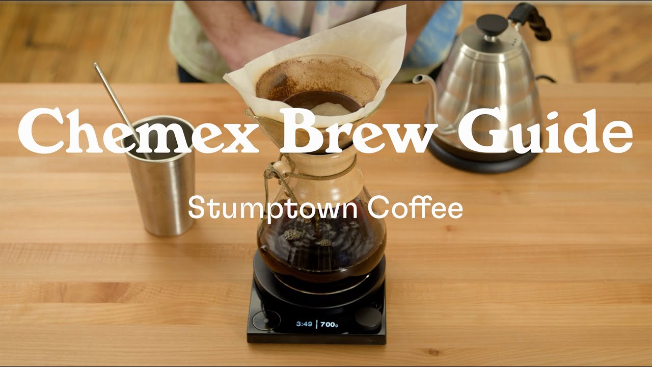 Руководство по приготовлению кофе в Chemex - Stumptown Coffee Roasters
