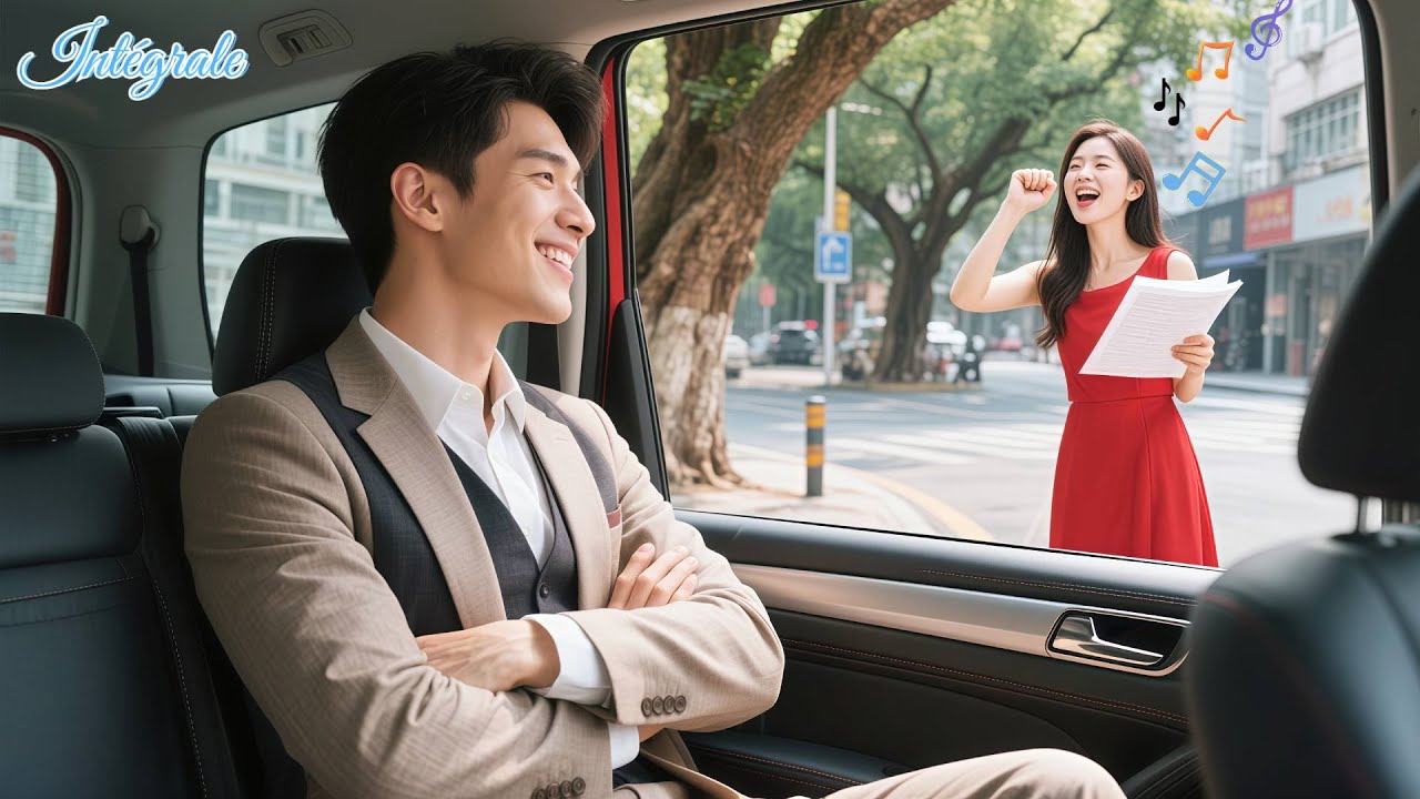 Pauvre fille chante devant une vitre, mais un PDG l’observe depuis sa voiture… Et tombe amoureux !