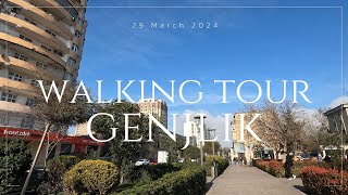 4K Walking Tour In Baku Genjlik March2024