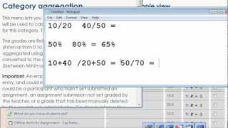 Tropical Teachers Moodle 1.9.4  Gradebook - E - Aggregation Types II