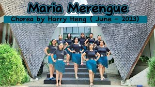 Maria Merengue line Dance Demo By Astri U0026 Arabella Ld Class