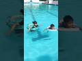 Swimming pool fun # baby swimming with floater # swim shorts