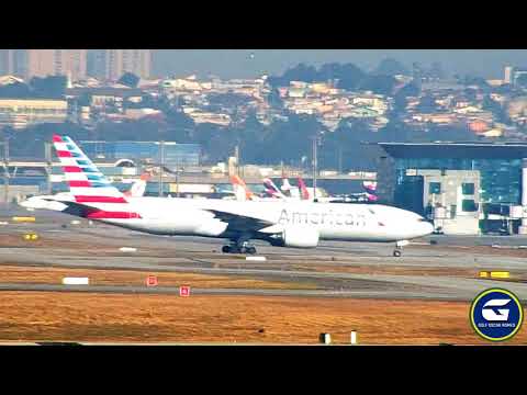 Pouso de três Boeing 777 no Aeroporto de Guarulhos (SBGR)