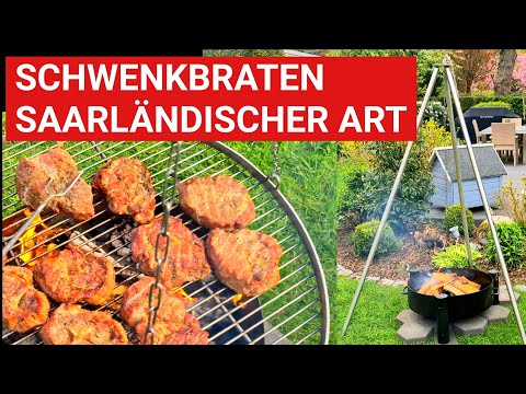 ♨️ GRILLBLITZ: Original Schwenkbraten saarländischer Art, Idar-Obersteiner Schwenker, Schwenksteak