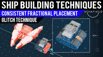 Consistent Fractional Step Placement (Glitch Technique) - #Starfield Ship Building Techniques