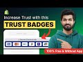How to Add Trust Badges in Shopify (No App Tutorial) #shopify #trustbadge