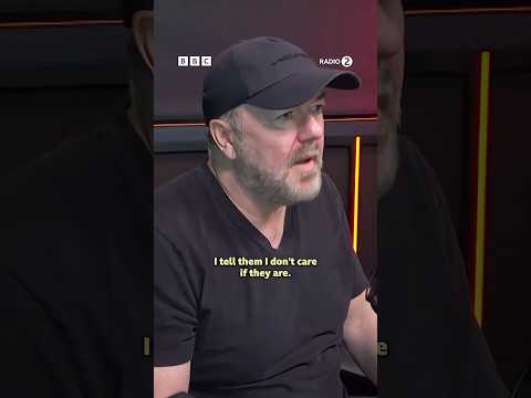 Does Ricky Gervais ever get offended? 👀 #rickygervais #comedy #shorts