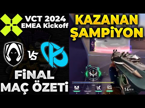 Team Heretics vs Karmine Corp BÜYÜK FİNAL MAÇ ÖZETİ | VALORANT 2024 EMEA Kickoff