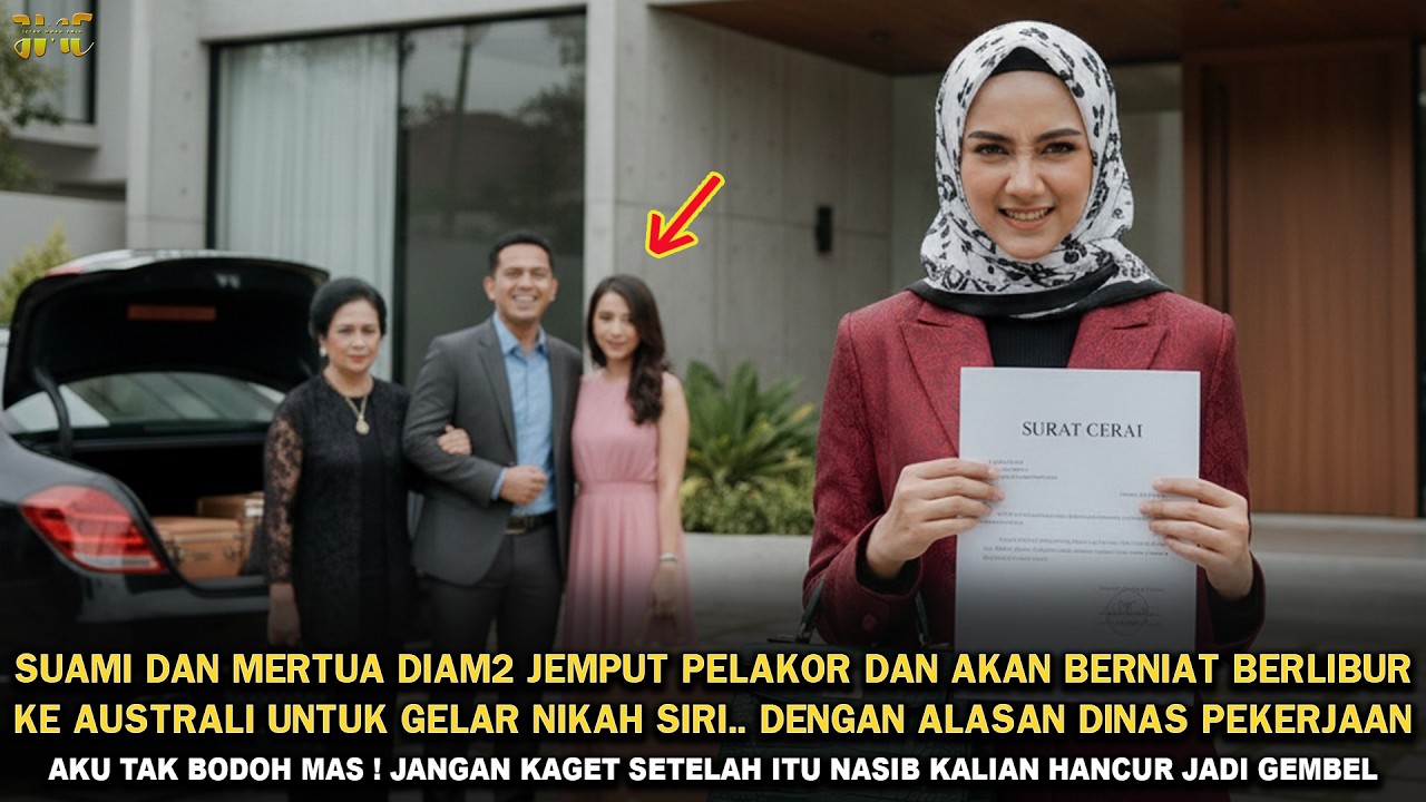 KU BUAT NASIB SUAMI DAN MERTUA HANCUR ! USAI KU TAHU DIAM2 AKAN BERLIBUR & NIKAH SIRI DENGAN PELAKOR