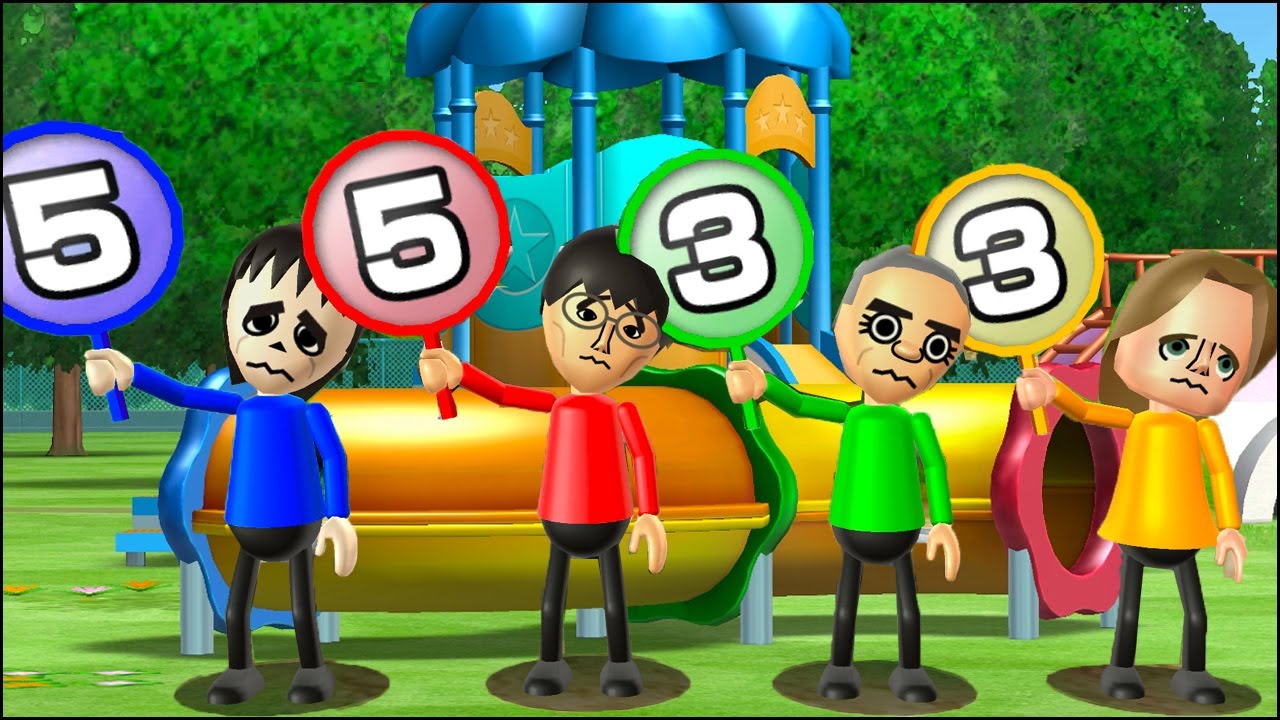 Wii Party MiniGames - Player Vs Ren Vs Takashi Vs Ursula (4 Players On Advanced Difficulty)