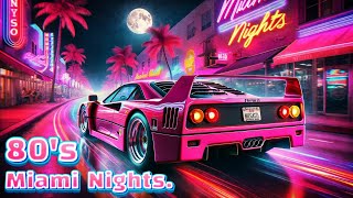 Neon Ride | 80's Miami Nights Synthwave Mix