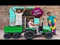 Khushi and Anshu's new tractor has arrived | raj ki gang | kids playing 